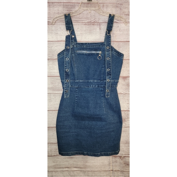 Mebon blue jean denim dress - Picture 1 of 3